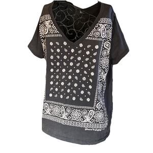 Denim Supply Ralph Lauren shirt Brown and White Size Medium